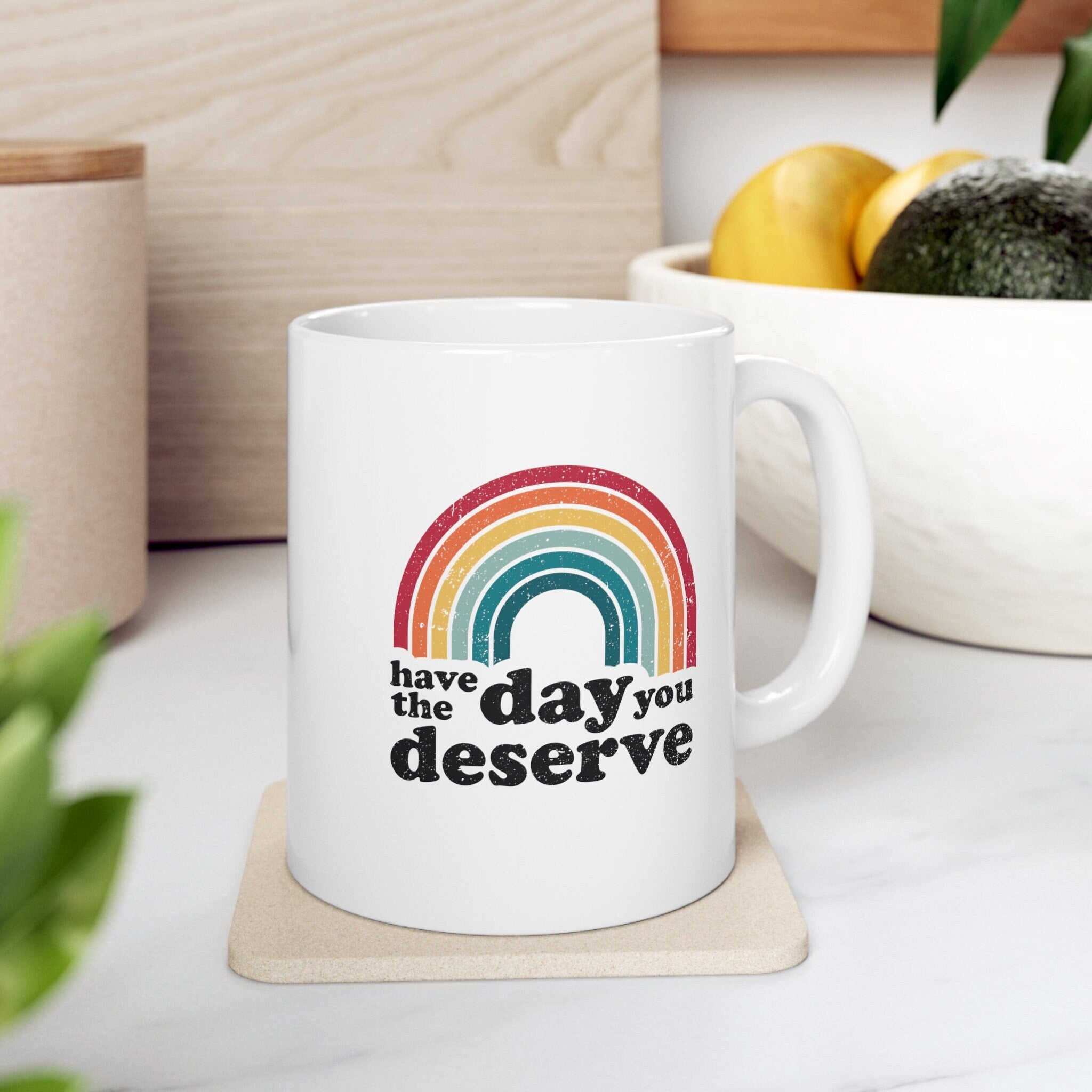 Have The Day You Deserve Travel Mug – Flourish Boutique